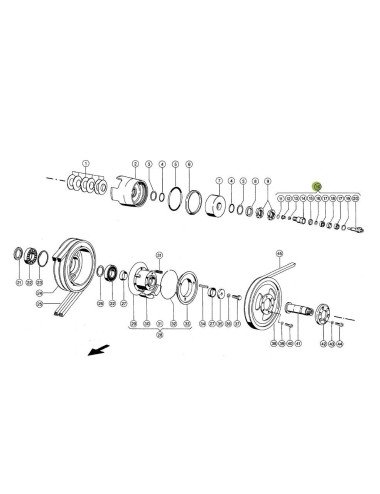 Piston variator 649282.0 pentru Claas