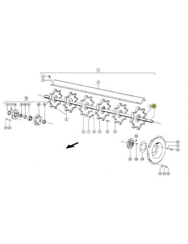 Ax postbatator 644517.1 pentru Claas