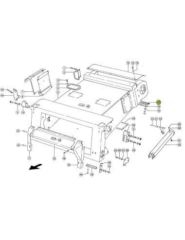 Banda cauciuc 645216.1 pentru Claas