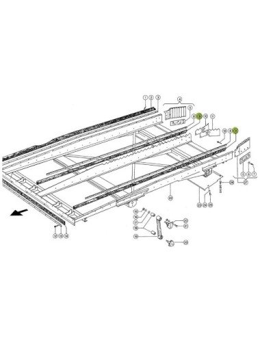 Banda cauciuc 663638.0 pentru Claas