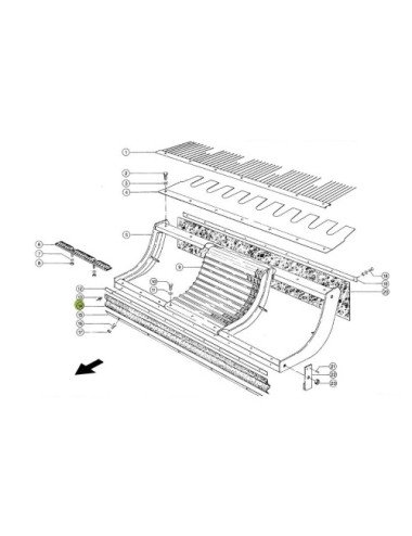 Banda cauciuc 662857.1 pentru Claas