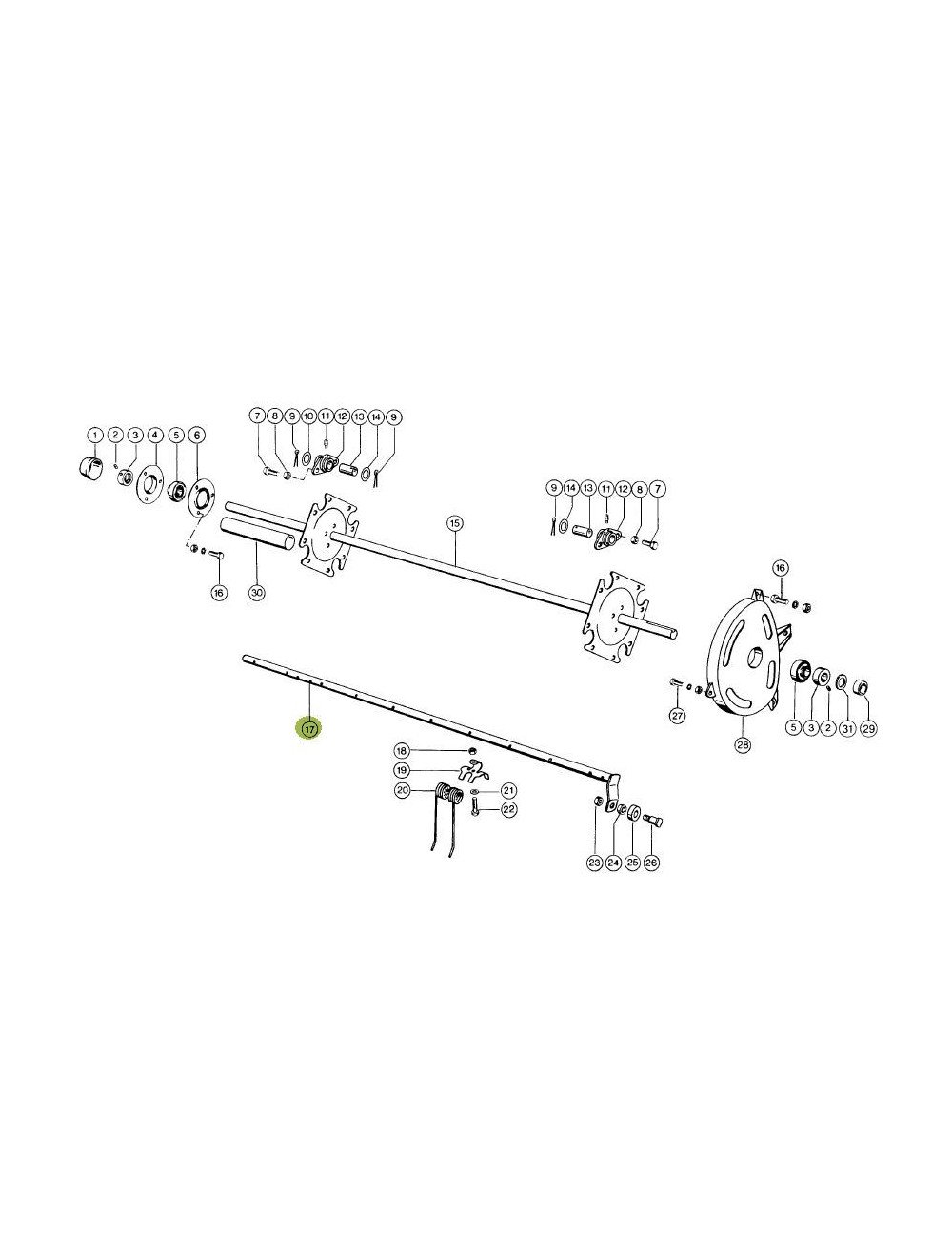 Bara pick-up 819156.0 pentru Claas