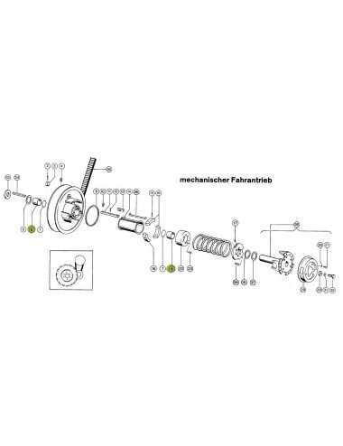 Bucsa teflon Claas 0006032690 original