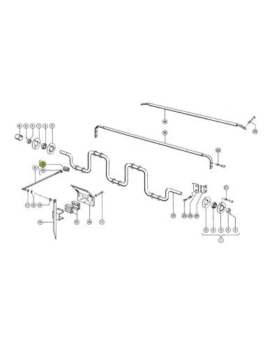 Bucsa brate agitatori 670497.0 pentru Claas