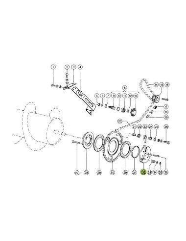 Butuc ambreiaj 645931.2 pentru combina Claas