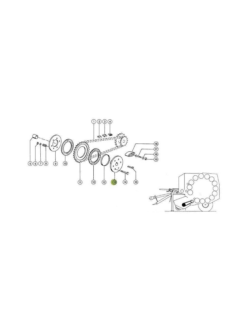 Butuc ambreiaj 819810.0 pentru balotiera Claas Butuc ambreiaj 819810.0 pentru balotiera Claas