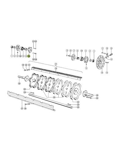 Carcasa rulment 644415.0 pentru Claas