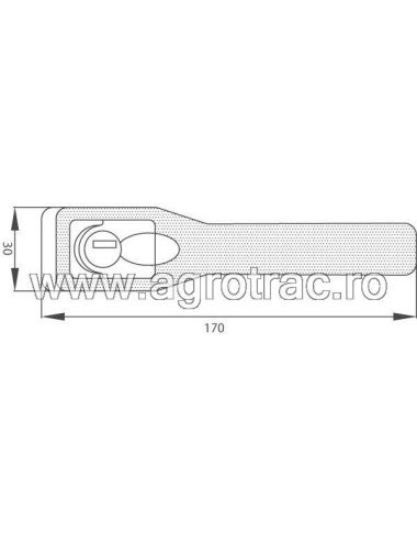 Maner usa E198810030019 pentru Fendt stanga sau dreapta