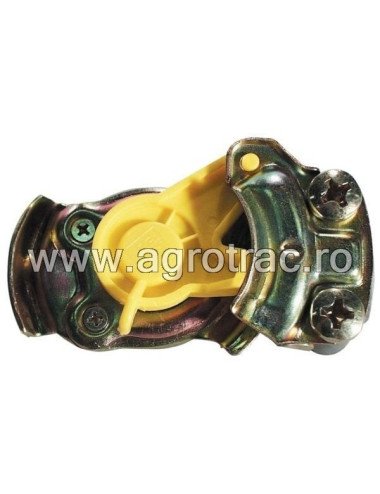 Cupla rapida 07691100 M16x1.5 galbena pentru frana pneumatica