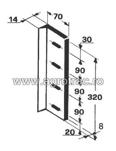 Cutit piston 1122.03.05.01 pentru Welger AP52