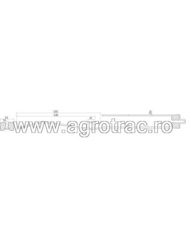 Gheare grebla 16600420 pentru Deutz-Fahr