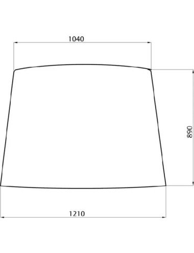 Parbriz fata 3233045R2 pentru Case IH