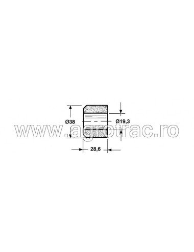 Rola teflon 65982 pentru New Holland