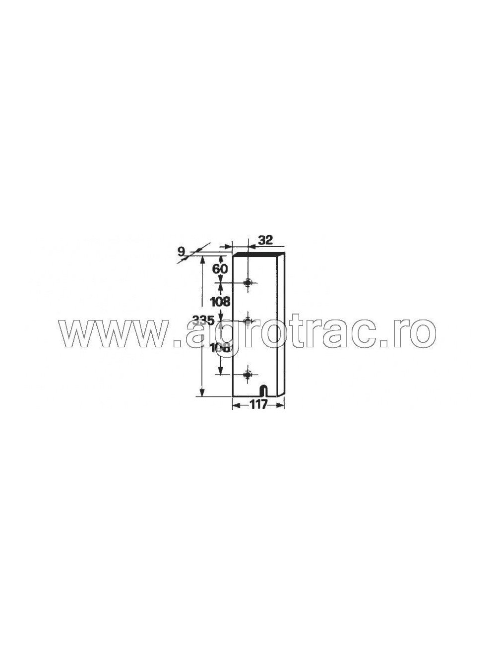 Cutit piston 48841 pentru New Holland