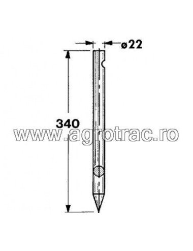 Dinte / furca alimentare 521071 pentru New Holland