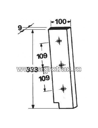 Cutit piston 701440 pentru Sgorbati