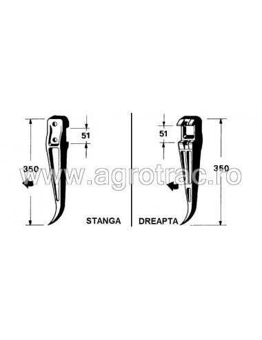 Furca alimentare 700022 dreapta