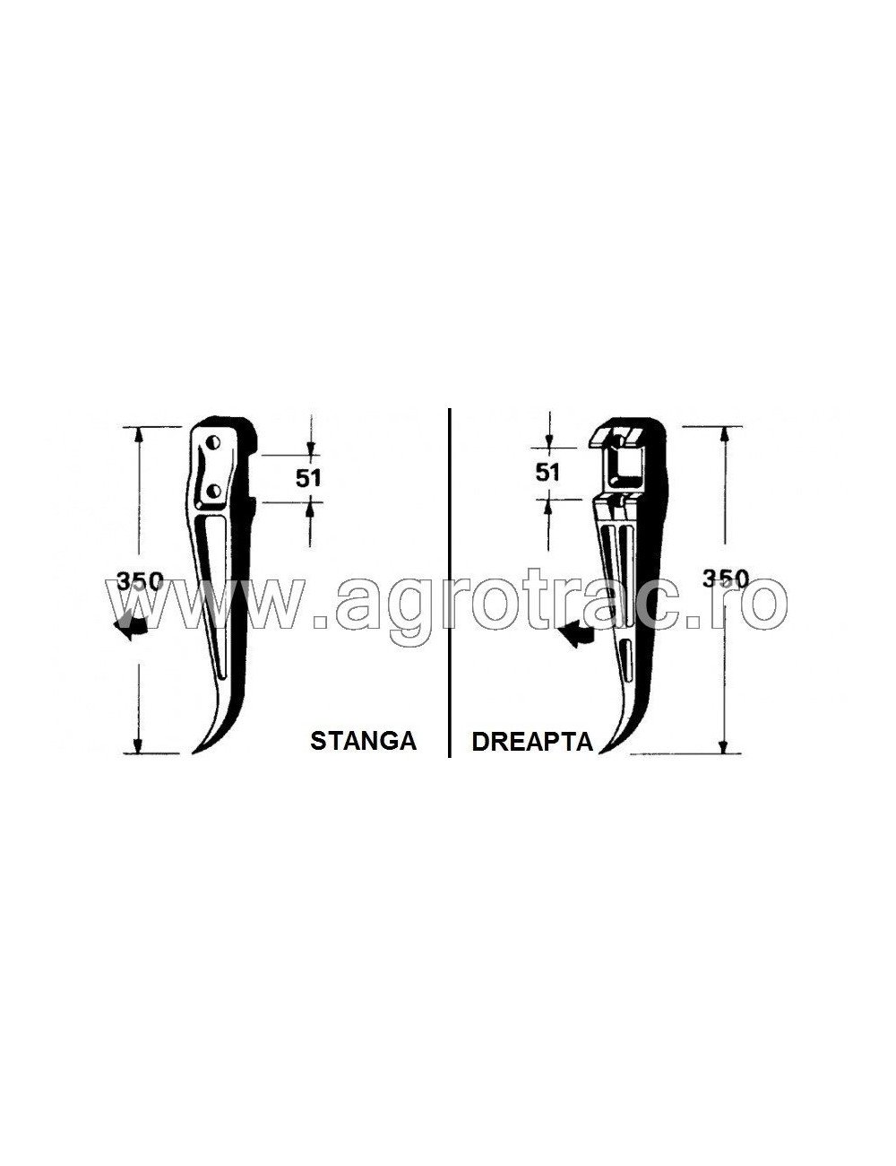 Furca alimentare 700022 dreapta