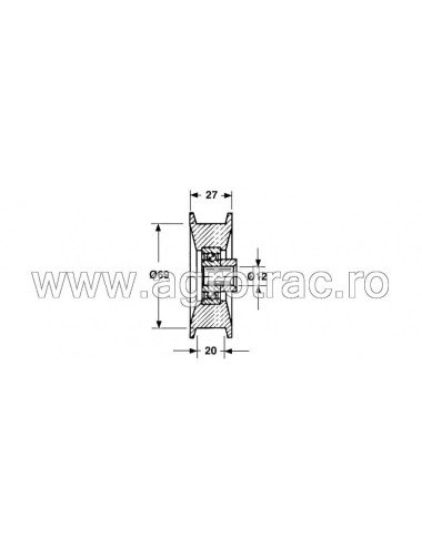 Rola lant 1111/1935 pentru New Holland Sgorbati