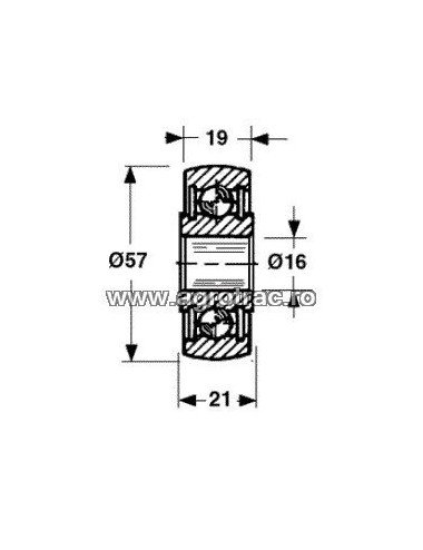 Rola piston 3100181R91 pentru Case IH