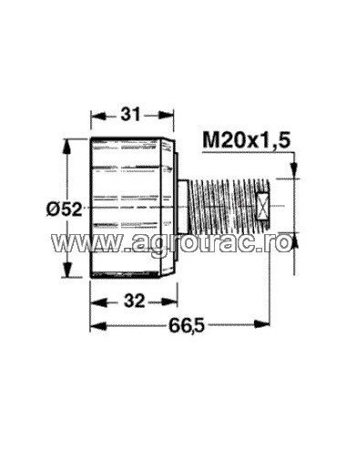 Rola piston 307-036A pentru Ama