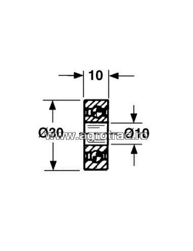 Rola piston 001-026 pentru Ama