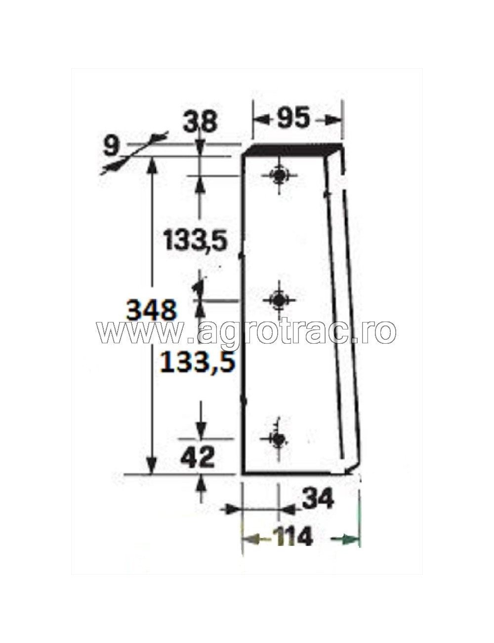 Cutit piston F65956 pentru Case IH