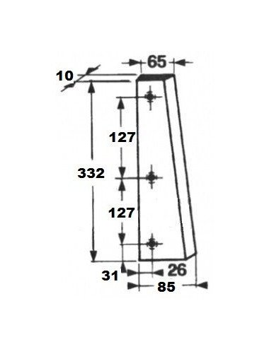 Cutit piston E16461 pentru John Deere 224