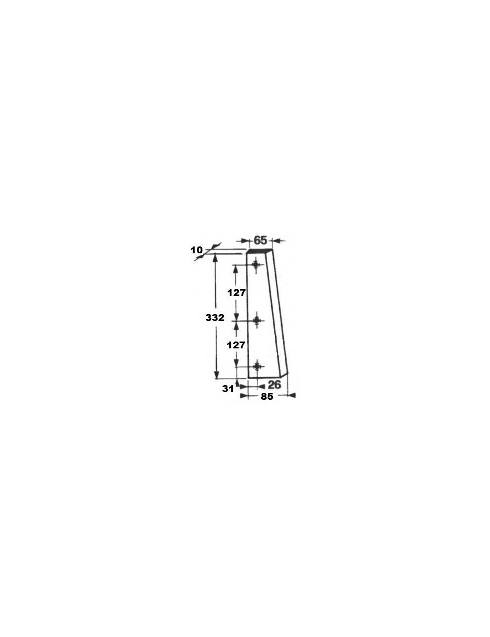 Cutit piston E16461 pentru John Deere 224 Cutit piston E16461 pentru John Deere 224