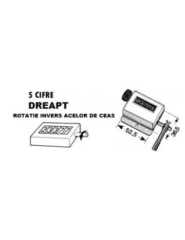 Numarator / Contor baloti dreapta 60.051 – piesă balotieră