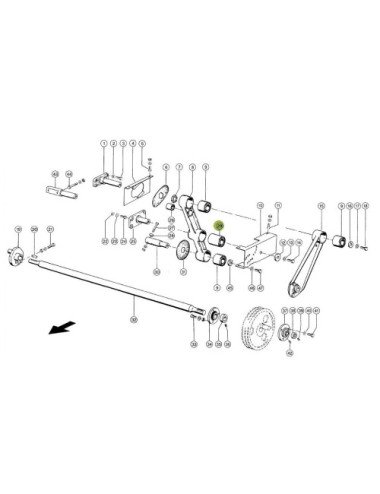 Bucsa 647431.0 pentru Claas