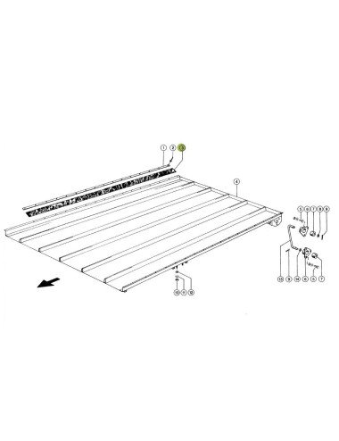 Banda cauciuc 678468.0 pentru Claas