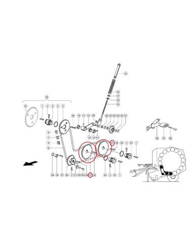 Pinion 822151.0 pentru Claas