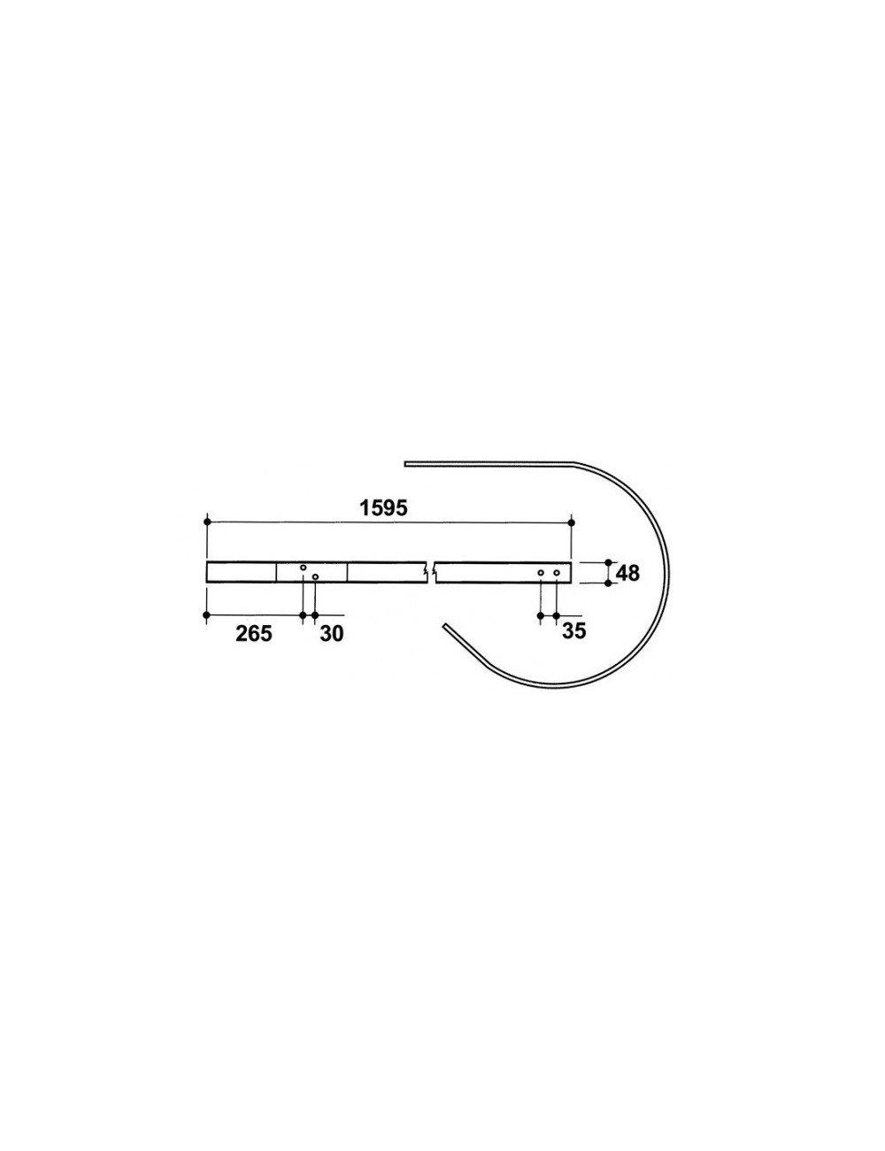 Tabla pick-up 59.401 pentru Welger Tabla pick-up 59.401 pentru Welger