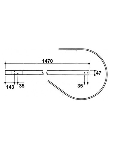 Tabla pick-up 59.402 pentru Welger