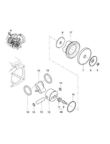 Biela piston Annovi Reverberi 650142