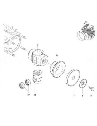 Rulment cu ace 550280 Annovi Reverberi original