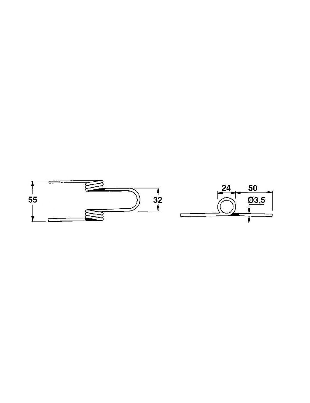 Arc F60881 pentru Case IHC Massey Ferguson