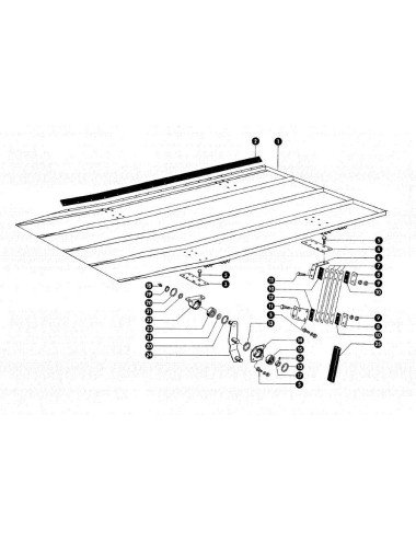 Brat sita dreapta 705087.1 pentru Claas