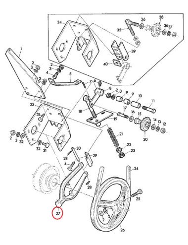 Furca Z10857 pentru John Deere