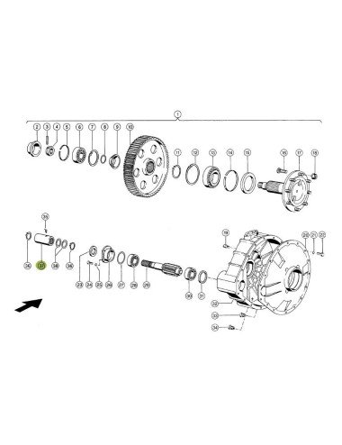 Bucsa canelata 679550.0 pentru Claas