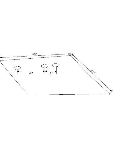 Cutit antetrupita 631106 dreapta pentru plug Kuhn Huard