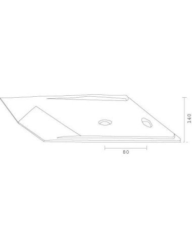 Dalta plug 041662Z dreapta pentru Landsberg Pottinger