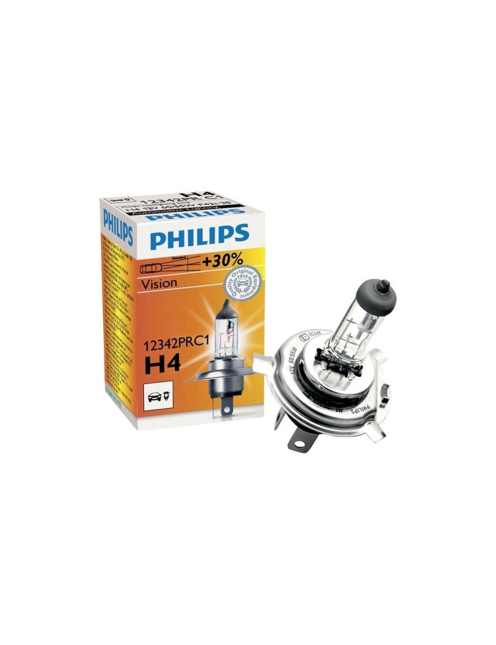 Bec Philips H4 12V 60/55W 12342PRC1 P43t-38 Bec Philips H4 12V 60/55W 12342PRC1 P43t-38