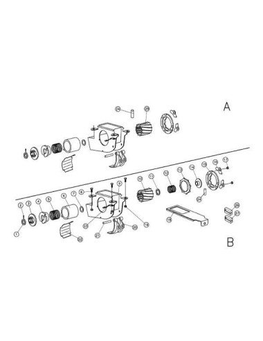 Roata dintata pinion Kuhn original MJX0068D pentru semanatoare Nodett