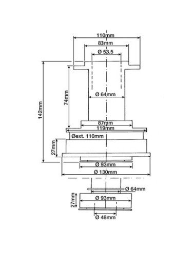 Rulment debraiere / presiune Valeo 5177197 pentru Fiat