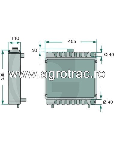 Radiator Valtra-Valmet