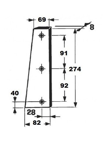 Cutit piston CC18730 pentru John Deere 330