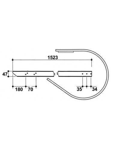 Tabla pick-up 59.316-B pentru Welger