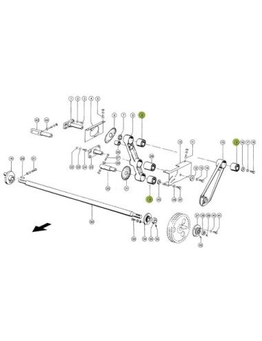 Bucsa 647430.0 pentru Claas